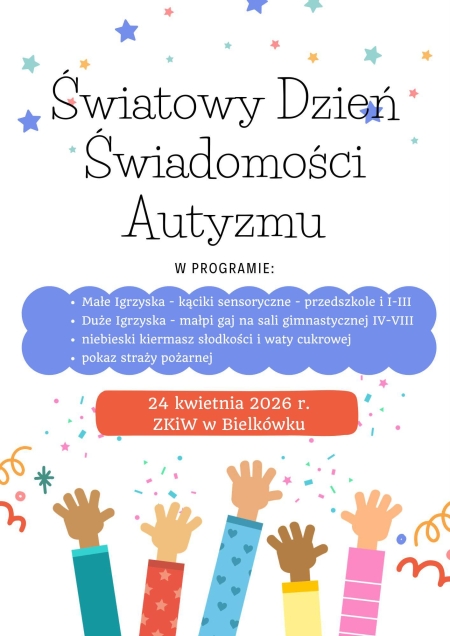 Dzień Świadomości Autyzmu - Niebieskie Igrzyska