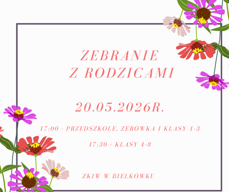Zebranie z Rodzicami 